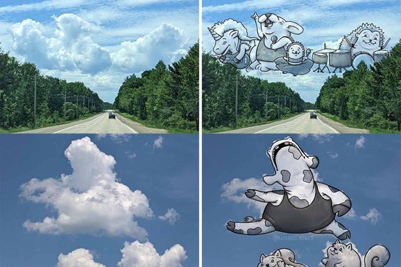 429291-fun-illustrations-clouds-pictures | موجودات مرموزی که در ابرها زندگی می‌کنند