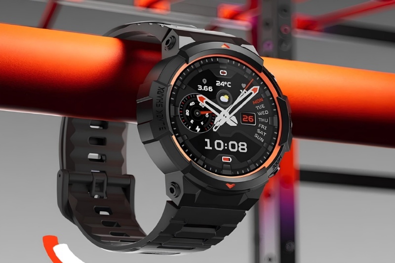 431652-black-shark-gs3-sport-smartwatch-launch-specs-price | ساعت هوشمند GS3 Sport بلک‌شارک معرفی شد؛ نمایشگر ۱٫۴۳ اینچی، GPS دقیق و ۱۸ روز شارژدهی