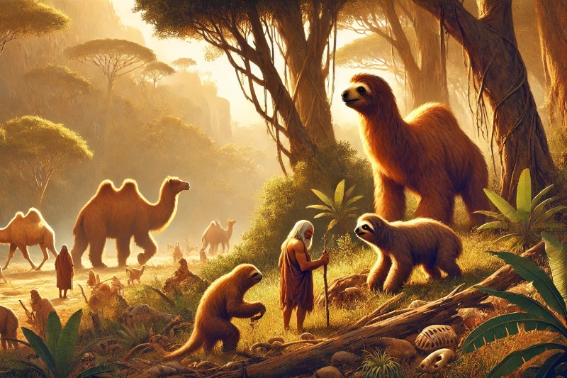 433821-prehistoric-megafauna-humans-south-america | تنبل‌های غول‌پیکر آمریکای جنوبی هزاران سال در کنار انسان‌ها زندگی کردند