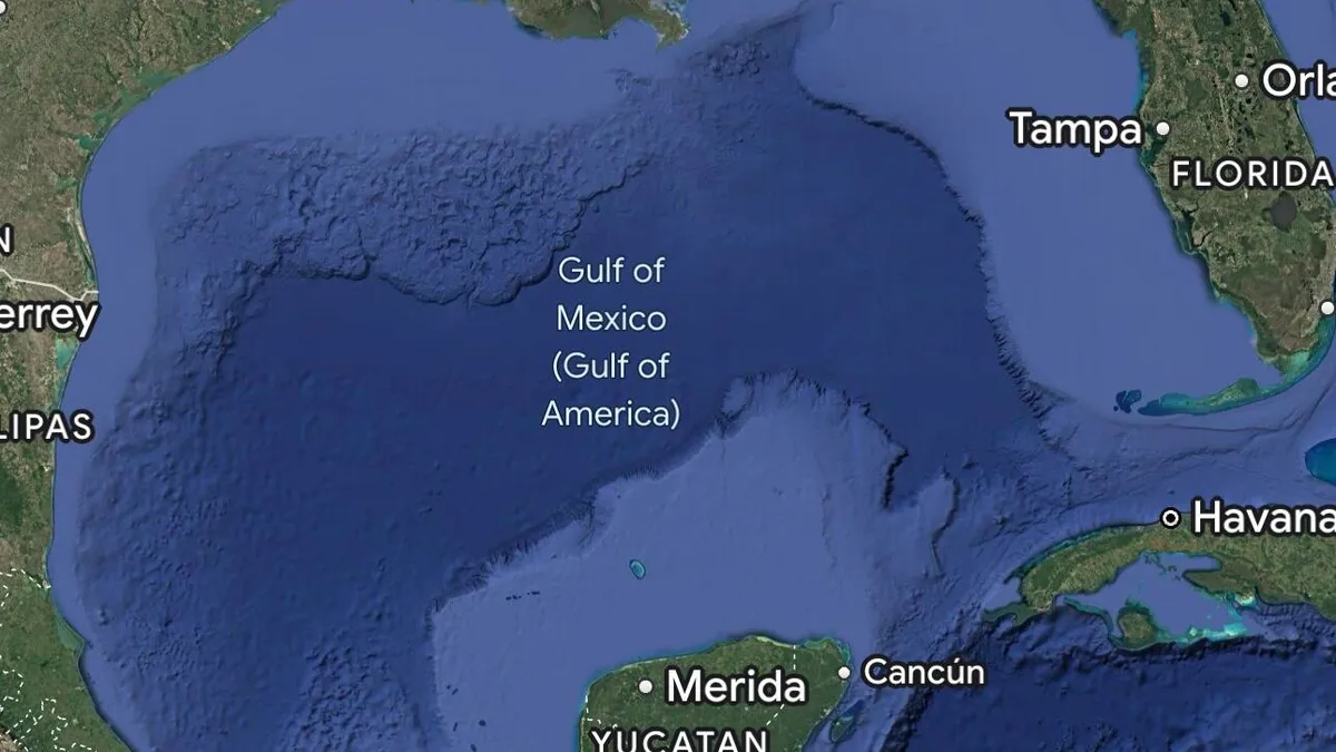 apple-maps-adopting-gulf-of-america-namin | نقشه اپل هم نام «خلیج مکزیک» را به «خلیج آمریکا» تغییر می‌دهد